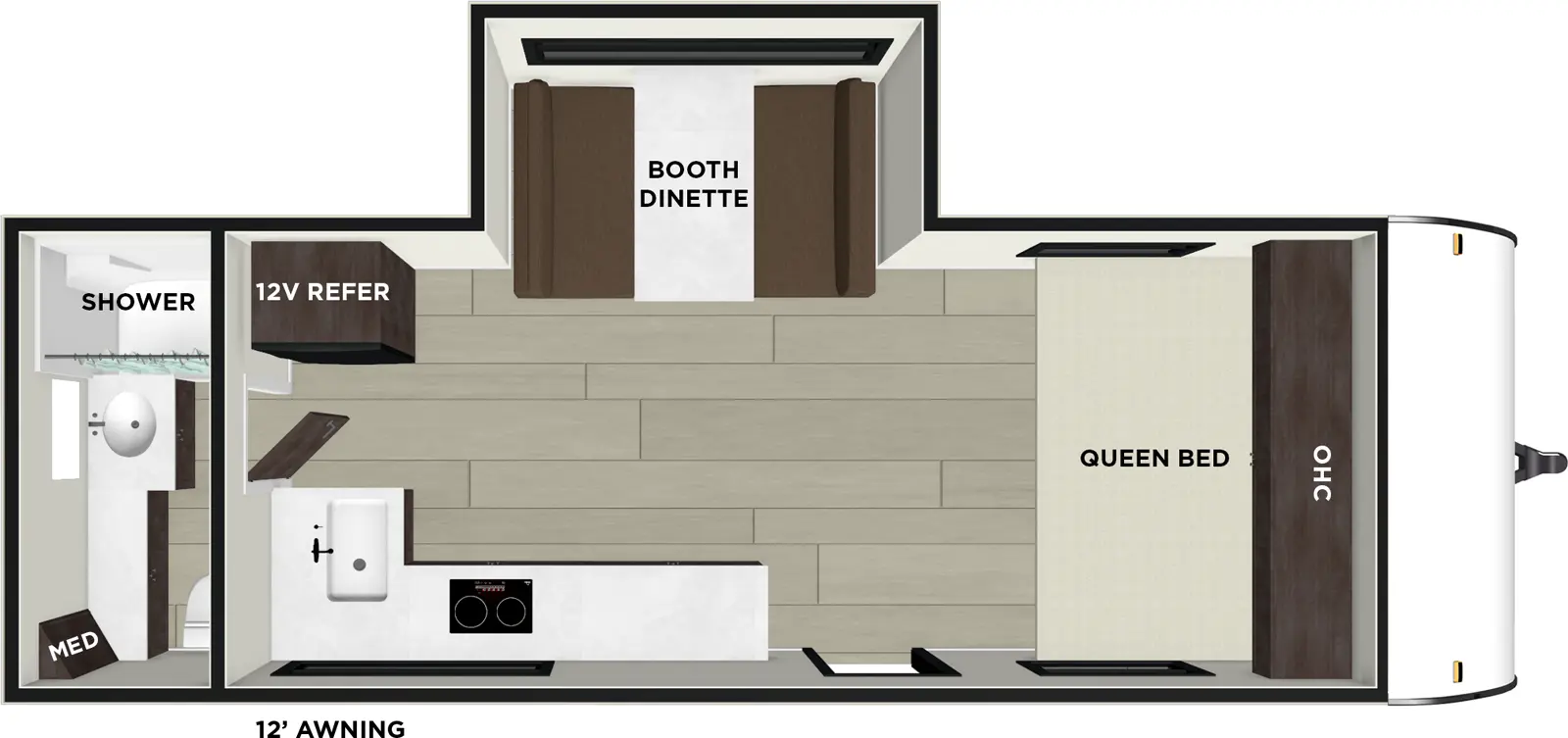 Wildwood Fsx 177ICE Floorplan